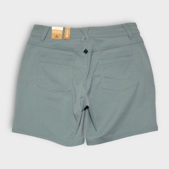 NWT PrAna Olivia Shorts Women's 8 Smoky Blue 7” Inseam Stretch Hiking Trail NEW - Picture 7 of 8